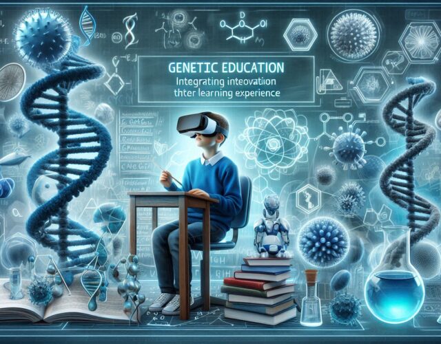 التعليم الجيني وتكنولوجيا الواقع الافتراضي: دمج الابتكار لتعزيز تجربة التعلم